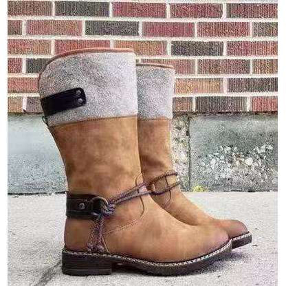Moderne und stützende orthopädische Stiefel