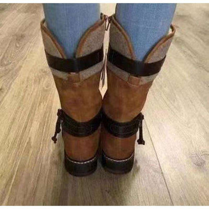 Moderne und stützende orthopädische Stiefel