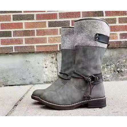 Moderne und stützende orthopädische Stiefel