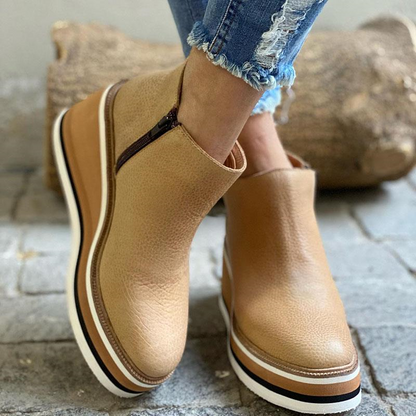 Stützende und modische orthopädische Schuhe