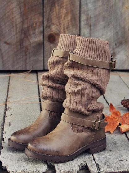 Stützende und trendige orthopädische Stiefel