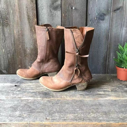Modische und stützende orthopädische Stiefel