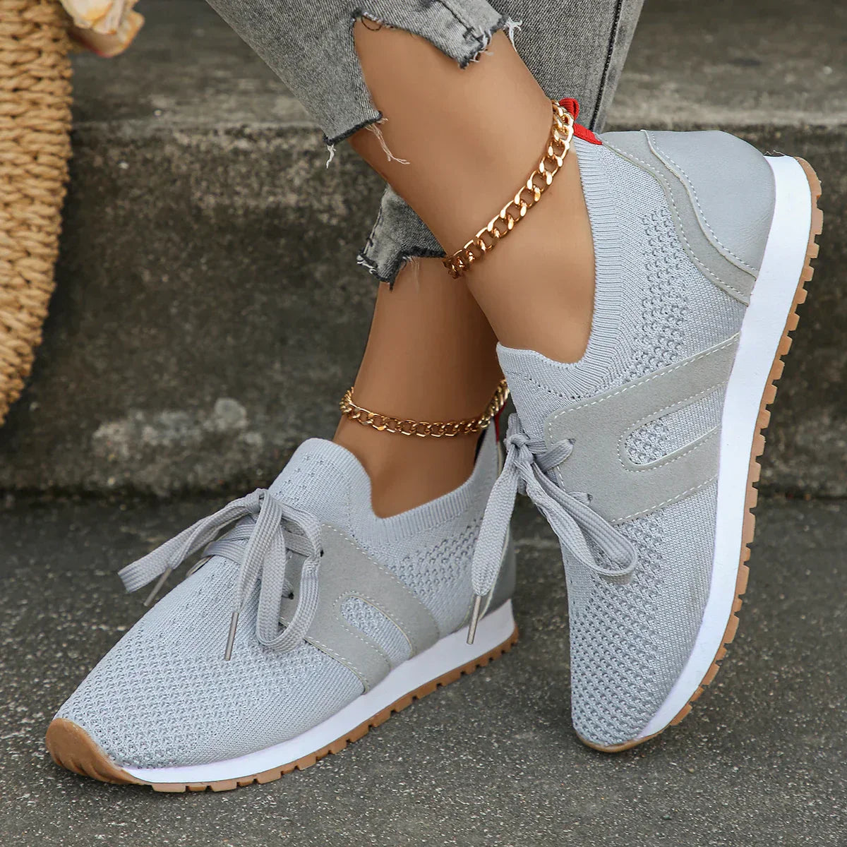 Lässige und stützende orthopädische Sneakers