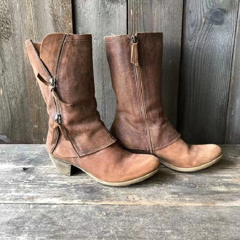 Modische und stützende orthopädische Stiefel