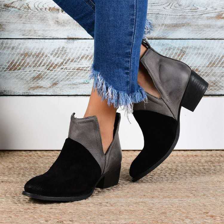 Moderne und stützende orthopädische Stiefel