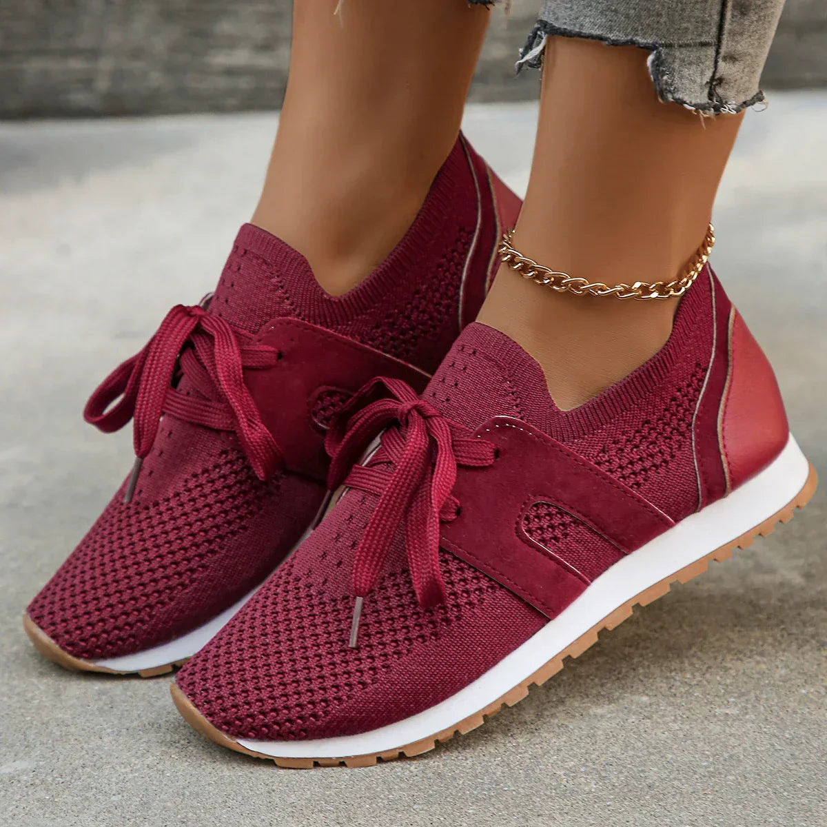 Lässige und stützende orthopädische Sneakers