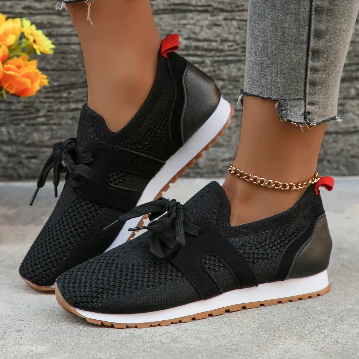 Lässige und stützende orthopädische Sneakers