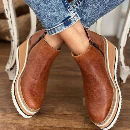 Entspannte und stützende orthopädische Stiefel