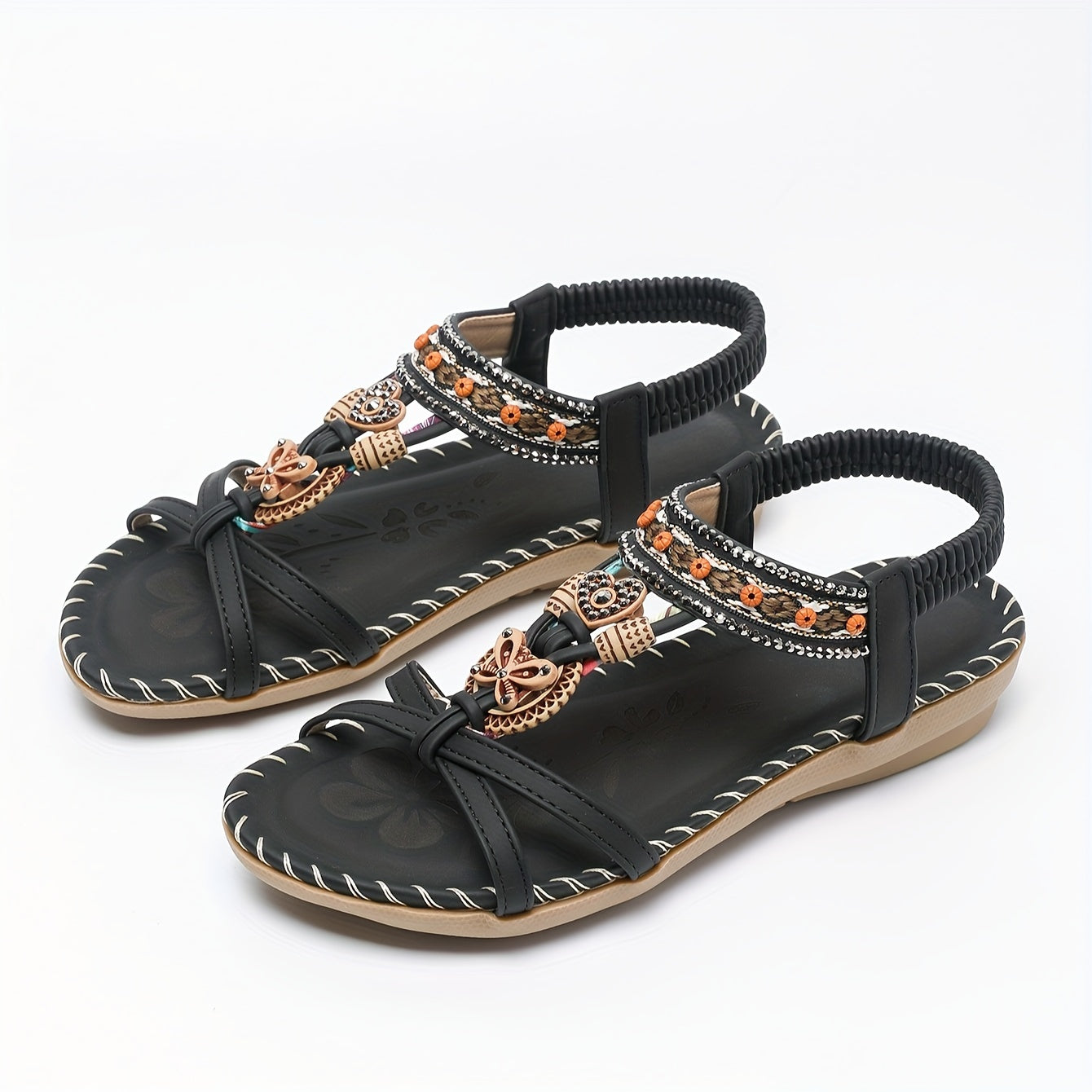 Polierte und atmungsaktive orthopädische Sandalen