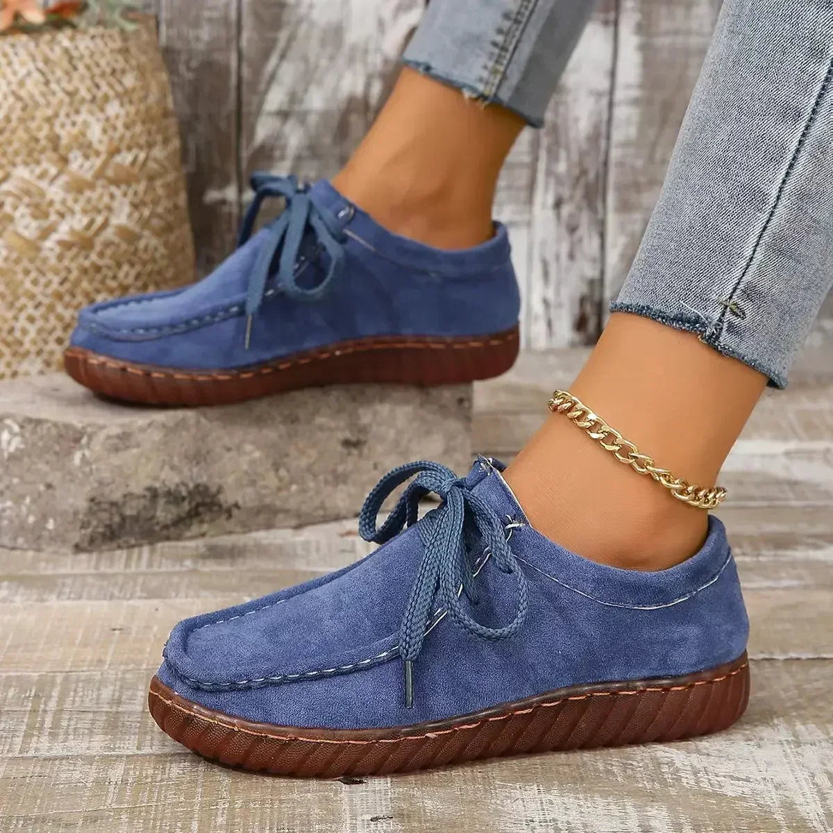 Stützende und trendige orthopädische Schuhe