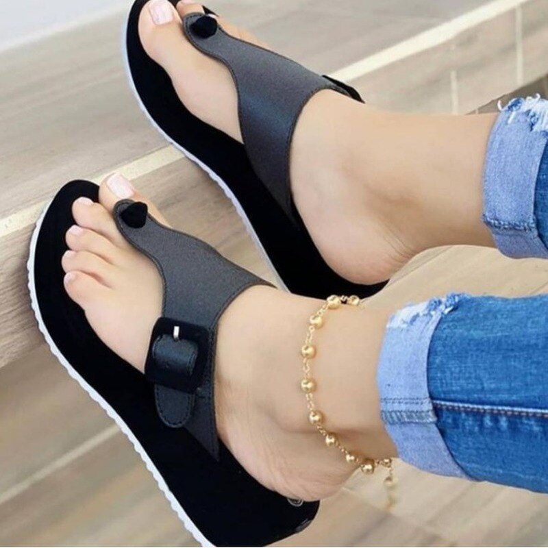 Modische, stützende, orthopädische Flip Flops