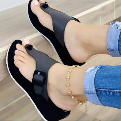 Modische, stützende, orthopädische Flip Flops