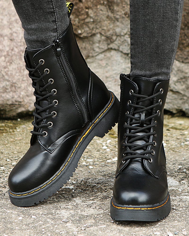 Lässige orthopädische Schnürstiefel