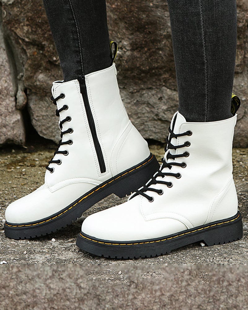 Lässige orthopädische Schnürstiefel