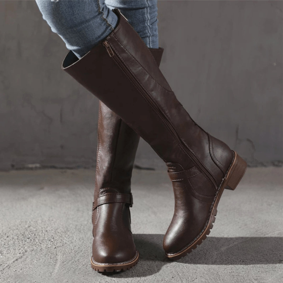 Lässige orthopädische Schnürstiefel