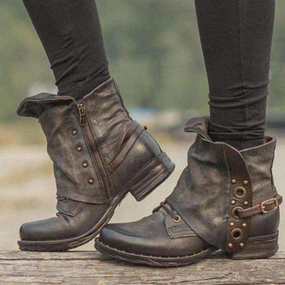 Modische und stützende orthopädische Stiefel